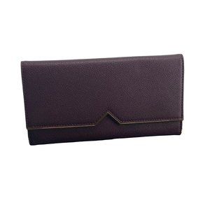 NWOT Charles & Keith Women's Maroon/Burgundy/Purple Faux Leather Wallet